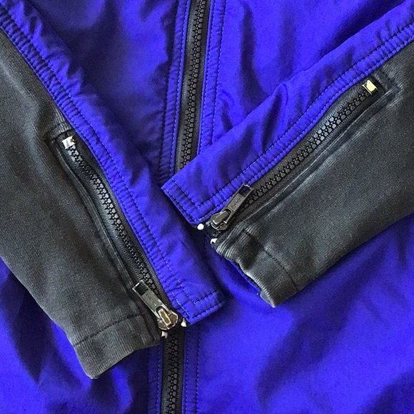 SPEEDO VINTAGE ELECTRIC BLUE ZIP UP JACKET SMALL - Picture 14 of 14